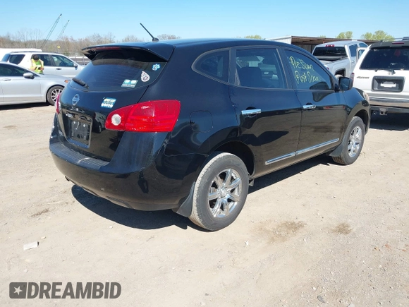 2013 Nissan Rogue SL with VIN JN8AS5MT8DW546391, listed as a IAAI auction lot 41833496 with 109,305 mi miles. Bid and sale history available at carsss.com. Image 4.