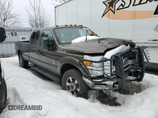 2015 Ford F-350 Platinum with VIN 1FT8W3BT9FEC93645, listed as a Copart auction lot 43228495 with 297,736 mi miles and Salvage Title. Bid and sale history available at DreamBid. Image 4.