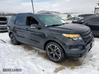 2015 Ford Explorer Sport with VIN 1FM5K8GT4FGA11772, listed as a Copart auction lot 45903445 with 0 mi miles and Non Repairable. Bid and sale history available at carsss.com. Image 4.