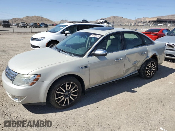 2008 Ford Taurus Limited with VIN 1FAHP25W68G100894, listed as a Copart auction lot 56946174 with 0 mi miles and Salvage Title. Bid and sale history available at carsss.com. Image 1.