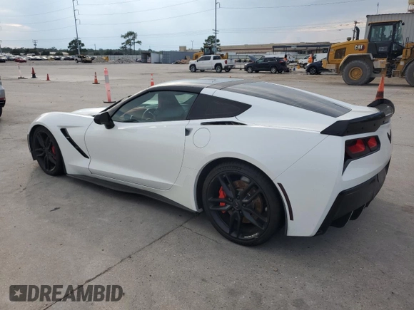 2016 Chevrolet Corvette Z51 2LT with VIN 1G1YJ2D7XG5105850, listed as a Copart auction lot 71575824 with Not provided miles and Non repairable. Bid and sale history available at DreamBid. Image 2.