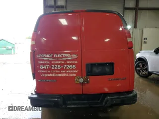 2006 Chevrolet Express Cargo Van with VIN 1GCGG25V561210610, listed as a Copart auction lot 51284105 with 194,595 mi miles and Salvage Title. Bid and sale history available at carsss.com. Image 6.