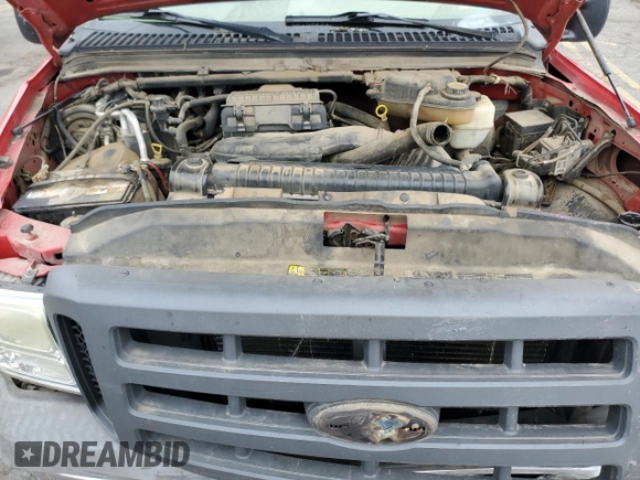 2005 Ford F-250 XL with VIN 1FTNF21585EB24568, listed as a Copart auction lot 72561054 with 147,449 mi miles and Salvage Title. Bid and sale history available at DreamBid. Image 13.