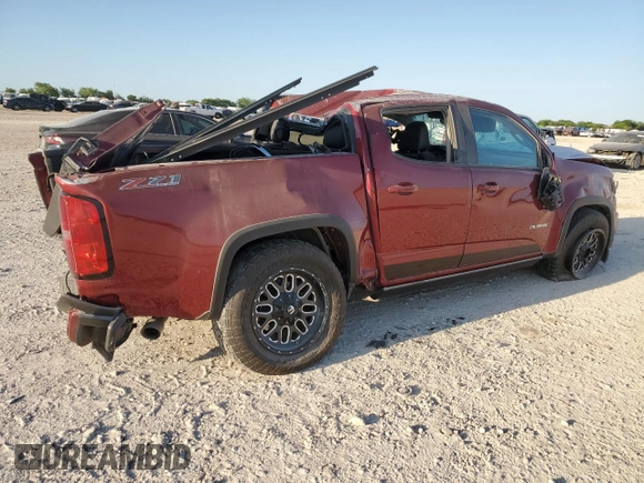2020 Chevrolet Colorado 4WD Z71 with VIN 1GCGTDEN3L1202170, listed as a Copart auction lot 52430275 with Not provided miles and Salvage title. Bid and sale history available at DreamBid. Image 3.
