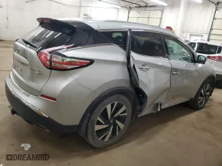 2017 Nissan Murano S with VIN 5N1AZ2MH1HN189435, listed as a Copart auction lot 52339945 with 81,706 mi miles and Salvage Title. Bid and sale history available at carsss.com. Image 3.