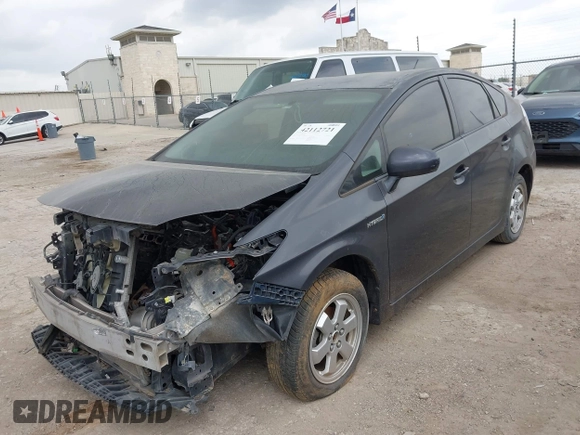 2010 Toyota Prius II with VIN JTDKN3DU8A1065263, listed as a IAAI auction lot 42112721 with 1 mi miles. Bid and sale history available at carsss.com. Image 6.