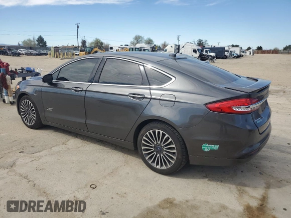 2017 Ford Fusion Titanium with VIN 3FA6P0SU7HR354444, listed as a Copart auction lot 50601035 with 159,069 mi miles and Salvage Title. Bid and sale history available at DreamBid. Image 2.