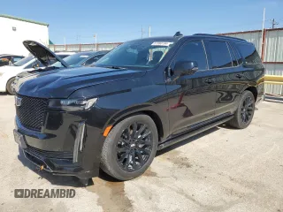 2023 Cadillac Escalade z VIN 1GYS4FKTXPR365535, wystawiony jako Copart lot #67080194 z przebiegiem 24 947 mil mil oraz Szkoda całkowita • Salvage title. Historia ofert i sprzedaży dostępna na DreamBid. Obrazek 1.