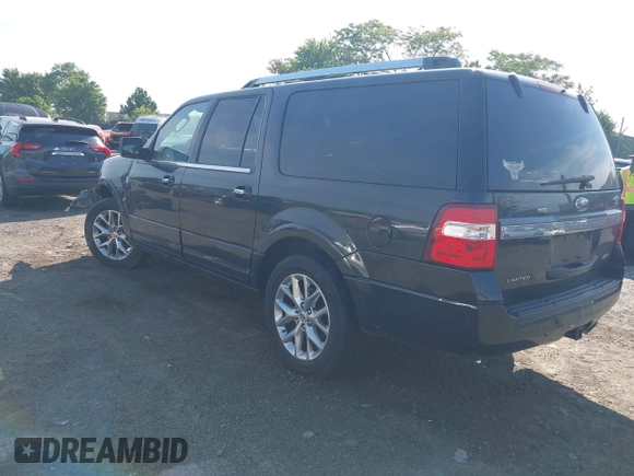 2015 Ford Expedition Max Limited with VIN 1FMJK2AT1FEF45991, listed as a IAAI auction lot 42240606 with 146,314 mi miles and . Bid and sale history available at DreamBid. Image 3.