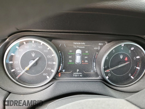 2021 Maserati Levante GT with VIN ZN661XUA5MX357768, listed as a Copart auction lot 78453934 with 71,811 mi miles and Salvage Title. Bid and sale history available at carsss.com. Image 9.