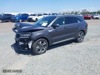 2023 Kia Sorento Hybrid EX with VIN KNDRHDLG6P5142561, listed as a IAAI auction lot 38722589 with NaN miles. Bid and sale history available at carsss.com. Image 18.