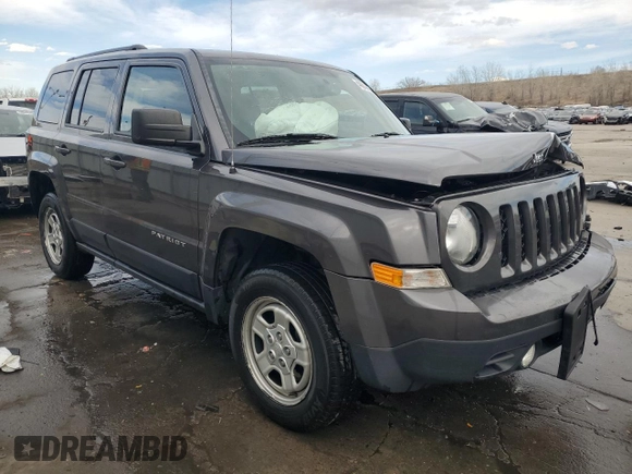 2016 Jeep Patriot Sport with VIN 1C4NJRBB3GD509217, listed as a Copart auction lot 48826605 with 199,914 mi miles and Salvage Title. Bid and sale history available at carsss.com. Image 4.