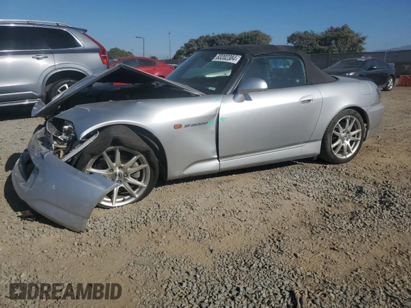 2005 Honda S2000 с VIN JHMAP21415S001861, выставлен на аукционе Copart как лот 83202384 с пробегом 110 551 миль миль и Списание • Salvage title. История ставок и продаж доступна на DreamBid. Изображение 1.