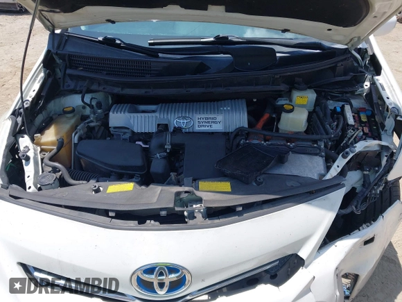 2012 Toyota Prius Two with VIN JTDZN3EU5C3104363, listed as a IAAI auction lot 42103392 with 384,667 mi miles and . Bid and sale history available at DreamBid. Image 10.