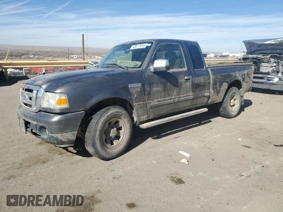 2009 Ford Ranger XLT with VIN 1FTZR45E69PA06141, listed as a Copart auction lot 43617815 with 102,986 mi miles and Salvage title. Bid and sale history available at DreamBid. Image 1.