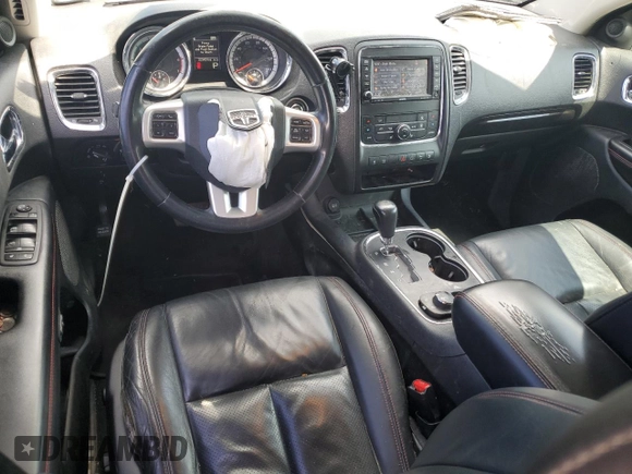 2013 Dodge Durango R/T with VIN 1C4SDJCT1DC672338, listed as a Copart auction lot 61544445 with 203,404 mi miles and Salvage title. Bid and sale history available at DreamBid. Image 8.