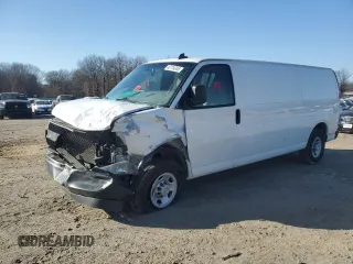 2021 Chevrolet Express Cargo with VIN 1GCWGBF75M1151681, listed as a Copart auction lot 42774245 with 125,093 mi miles and Salvage title. Bid and sale history available at DreamBid. Image 1.