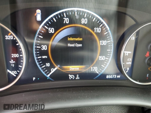 2017 Buick Envision Premium I with VIN LRBFXESX0HD068556, listed as a Copart auction lot 53020855 with 85,073 mi miles and Salvage Title. Bid and sale history available at DreamBid. Image 9.