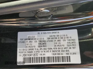 2024 Mazda CX-90 3.3 Turbo S with VIN JM3KK1HC4R1125797, listed as a Copart auction lot 44030425 with 0 mi miles and Salvage Title. Bid and sale history available at carsss.com. Image 14.