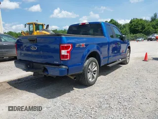 2018 Ford F-150 XL with VIN 1FTEX1CP9JFB49232, listed as a IAAI auction lot 42563844 with 46,297 mi miles and . Bid and sale history available at DreamBid. Image 4.