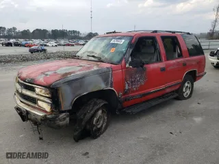 1999 Chevrolet Tahoe Z71 with VIN 1GNEK13R5XJ526703, listed as a Copart auction lot 46286835 with 199,992 mi miles and Salvage Title. Bid and sale history available at carsss.com. Image 1.
