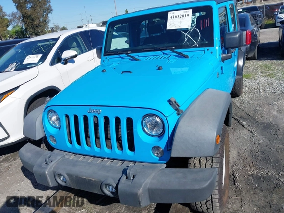 2018 Jeep Wrangler Unlimited Sport with VIN 1C4BJWDG8JL909376, listed as a IAAI auction lot 41632019 with 40,968 mi miles and . Bid and sale history available at DreamBid. Image 12.