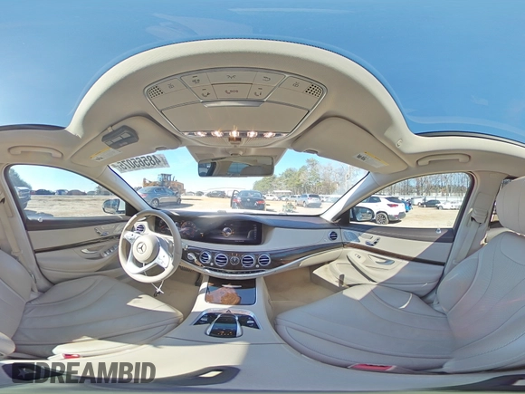 2018 Mercedes-Benz S 450 with VIN WDDUG6GB7JA396548, listed as a Copart auction lot 48565075 with 43,954 mi miles and Salvage Title. Bid and sale history available at carsss.com. Image 12.