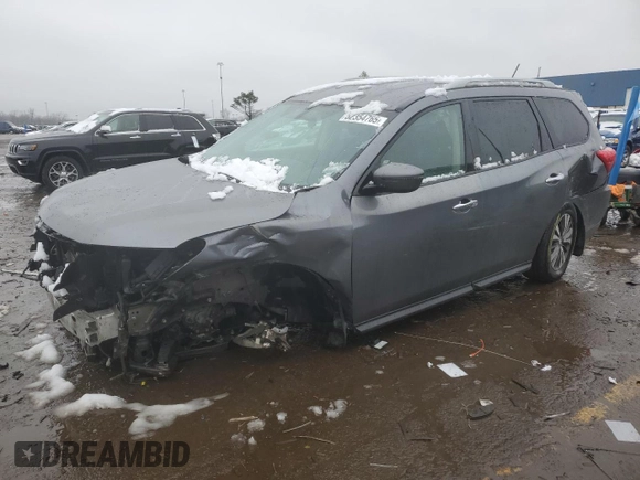 2018 Nissan Pathfinder SV with VIN 5N1DR2MM9JC603511, listed as a Copart auction lot 52354765 with Not provided miles and Salvage title. Bid and sale history available at DreamBid. Image 1.