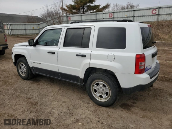 2016 Jeep Patriot Sport with VIN 1C4NJRBB3GD573130, listed as a Copart auction lot 51581415 with 126,438 mi miles and Clean Title. Bid and sale history available at carsss.com. Image 2.