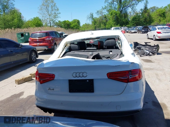 2014 Audi A4 Premium Plus with VIN WAUEFAFL2EA076247, listed as a IAAI auction lot 42134356 with 92,739 mi miles and . Bid and sale history available at DreamBid. Image 17.