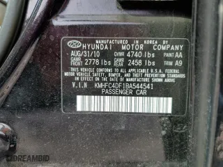 2011 Hyundai Azera Limited with VIN KMHFC4DF1BA544541, listed as a Copart auction lot 42767664 with 47,340 mi miles and Salvage Title. Bid and sale history available at carsss.com. Image 12.