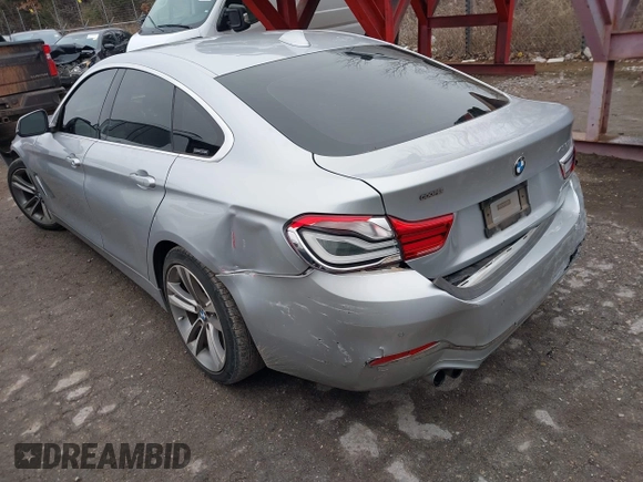 2018 BMW 4 Series 430i with VIN WBA4J1C50JBM11929, listed as a IAAI auction lot 41528161 with 52,412 mi miles. Bid and sale history available at carsss.com. Image 3.