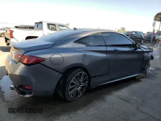 2018 Infiniti Q60 Sport with VIN JN1EV7EK9JM342313, listed as a Copart auction lot 68143604 with 68,855 mi miles and Salvage Title. Bid and sale history available at DreamBid. Image 3.