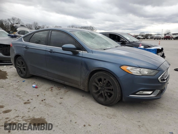2018 Ford Fusion SE with VIN 3FA6P0HD9JR202257, listed as a Copart auction lot 87290204 with 190,280 mi miles and Salvage Title. Bid and sale history available at DreamBid. Image 4.
