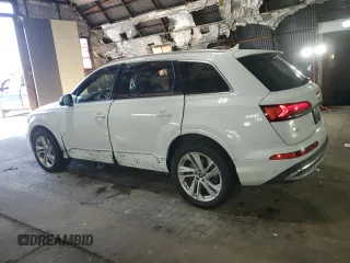 2021 Audi Q7 Premium Plus with VIN WA1LXAF79MD017780, listed as a Copart auction lot 62285935 with 63,567 mi miles and Salvage title. Bid and sale history available at DreamBid. Image 2.