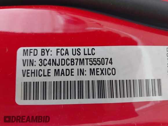2021 Jeep Compass Limited with VIN 3C4NJDCB7MT555074, listed as a IAAI auction lot 41919369 with 29,525 mi miles and . Bid and sale history available at DreamBid. Image 9.