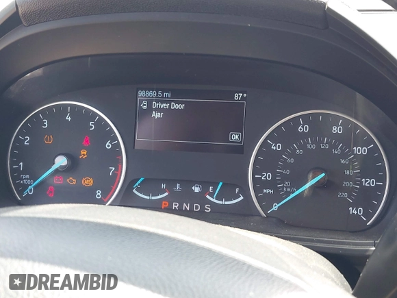2018 Ford EcoSport SE with VIN MAJ3P1TE9JC212858, listed as a IAAI auction lot 42029732 with 98,869 mi miles and . Bid and sale history available at DreamBid. Image 7.