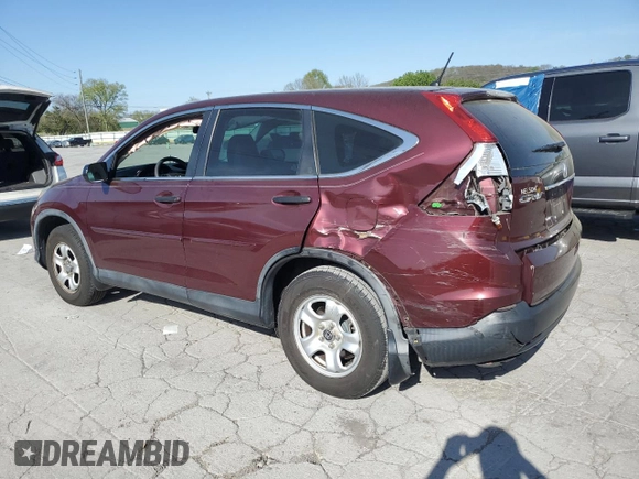 2014 Honda CR-V LX with VIN 5J6RM3H31EL040762, listed as a Copart auction lot 52512075 with 83,509 mi miles and Salvage Title. Bid and sale history available at carsss.com. Image 2.
