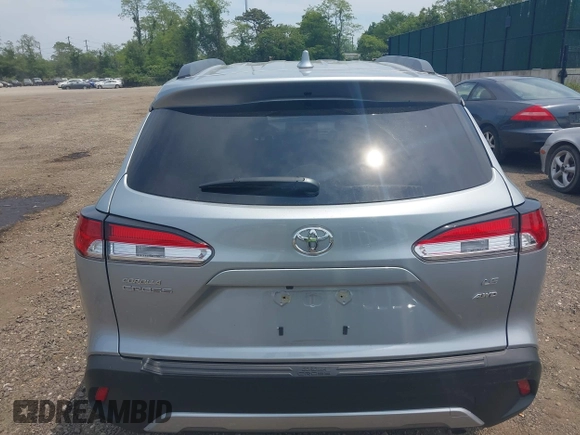 2024 Toyota Corolla Cross LE with VIN 7MUBAABGXRV110138, listed as a IAAI auction lot 42434214 with 8,185 mi miles and . Bid and sale history available at DreamBid. Image 16.