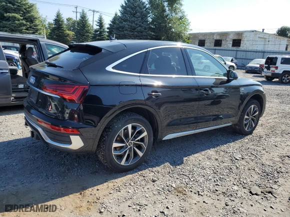 2023 Audi Q5 Sportback S line Premium Plus with VIN WA15AAFYXP2108382, listed as a Copart auction lot 70910494 with 25,081 mi miles and Salvage Title. Bid and sale history available at carsss.com. Image 3.