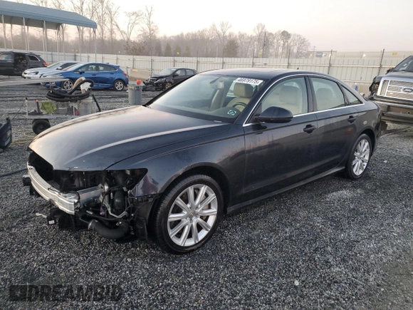 2016 Audi A6 2.0T Premium with VIN WAUFFAFC4GN172476, listed as a Copart auction lot 46979175 with 63,982 mi miles and Salvage Title. Bid and sale history available at carsss.com. Image 1.