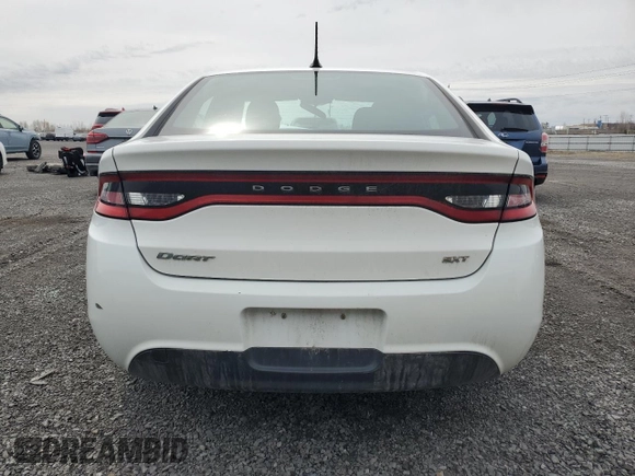 2013 Dodge Dart Rallye with VIN 1C3CDFBAXDD291331, listed as a Copart auction lot 53439395 with 282,305 mi miles and Salvage Title. Bid and sale history available at carsss.com. Image 6.