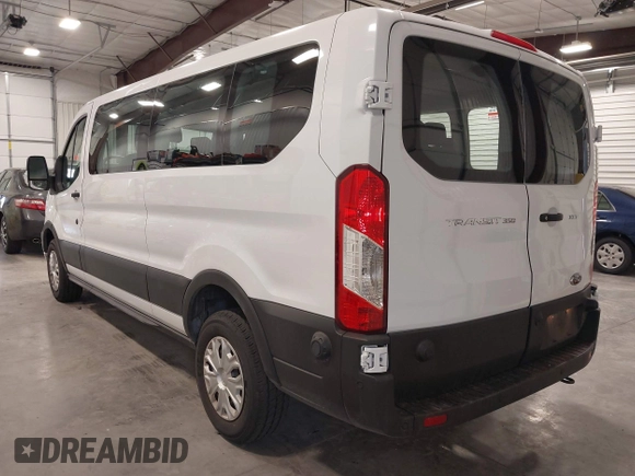 2024 Ford Transit Passenger XL with VIN 1FBAX2Y88RKA83401, listed as a IAAI auction lot 42159487 with 13,481 mi miles. Bid and sale history available at carsss.com. Image 3.