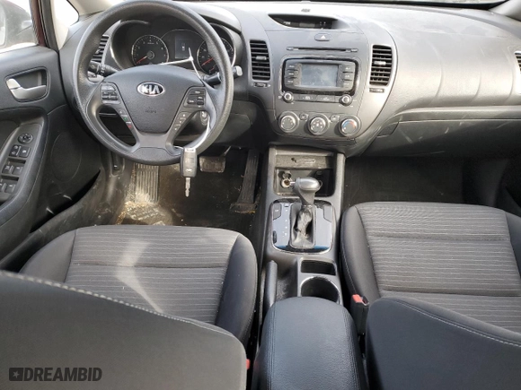 2017 Kia Forte S with VIN 3KPFL4A71HE043916, listed as a Copart auction lot 45874035 with NaN miles and Salvage Title. Bid and sale history available at carsss.com. Image 8.