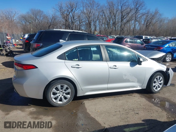 2022 Toyota Corolla LE with VIN 5YFEPMAE9NP340490, listed as a IAAI auction lot 41653662 with 35,676 mi miles and . Bid and sale history available at DreamBid. Image 13.