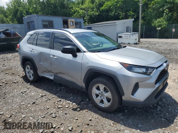 2021 Toyota RAV4 Hybrid LE with VIN JTML6RFV3MD509923, listed as a Copart auction lot 64014735 with 41,504 mi miles and Clean title. Bid and sale history available at DreamBid. Image 4.