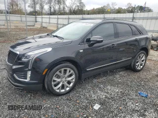 2021 Cadillac XT5 AWD Sport z VIN 1GYKNGRS8MZ145046, wystawiony jako Copart lot #79646324 z przebiegiem 93 576 mil mil oraz Szkoda całkowita • Salvage title. Historia ofert i sprzedaży dostępna na DreamBid. Obrazek 1.