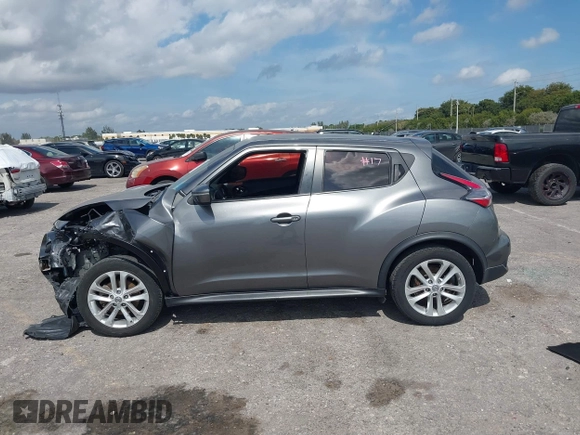 2015 Nissan Juke SV with VIN JN8AF5MV8FT553710, listed as a IAAI auction lot 41522207 with 114,824 mi miles. Bid and sale history available at carsss.com. Image 14.