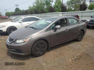 2013 Honda Civic LX z VIN 2HGFB2F55DH552566, wystawiony jako Copart lot #59542755 z przebiegiem 160 820 mil mil oraz Szkoda całkowita • Salvage title. Historia ofert i sprzedaży dostępna na DreamBid. Obrazek 1.