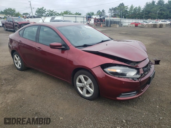2015 Dodge Dart SXT with VIN 1C3CDFBB3FD242726, listed as a Copart auction lot 62867095 with 133,339 mi miles and Salvage title. Bid and sale history available at DreamBid. Image 4.